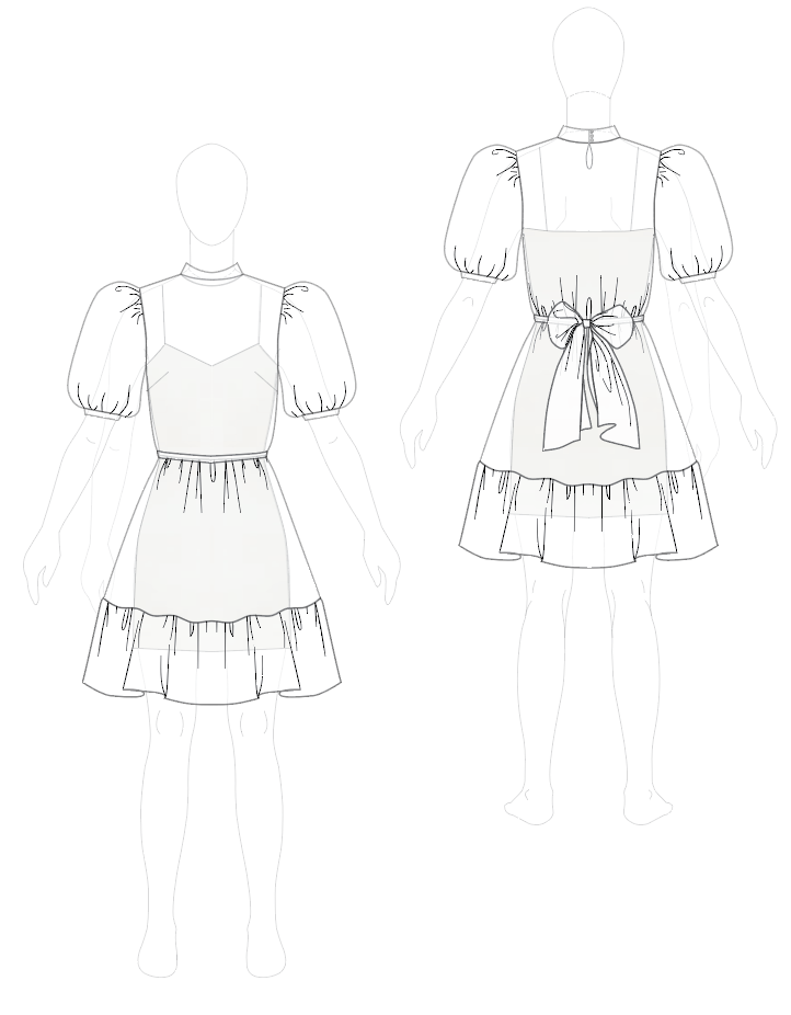 Emily's Custom Sheer Overdress